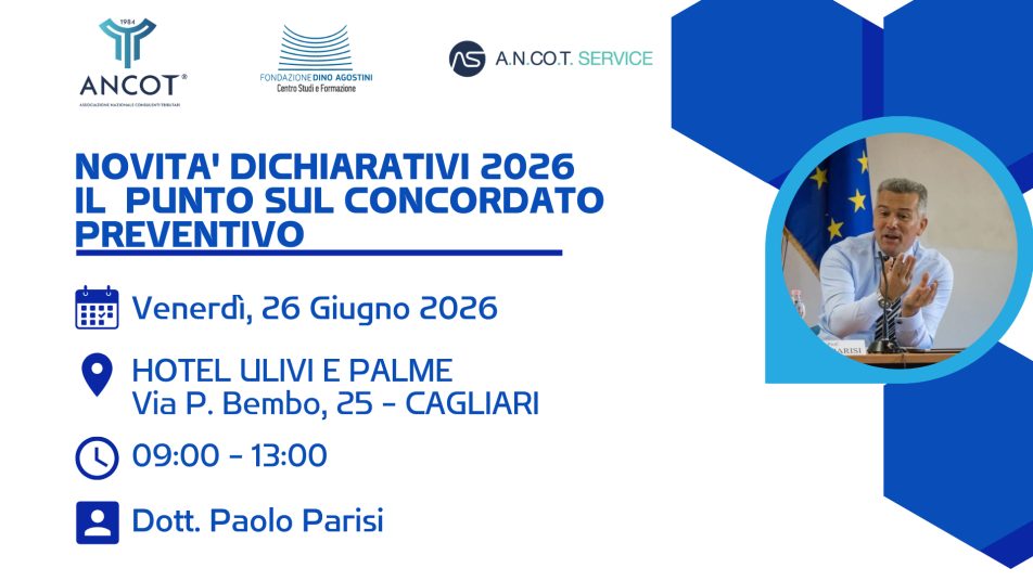 NOVITA' DICHIARATIVI 2026 IL  PUNTO SUL CONCORDATO PREVENTIVO